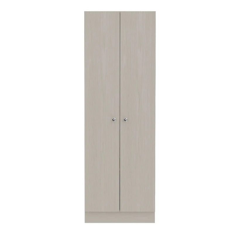 Meuble de rangement à deux portes et cinq étagères