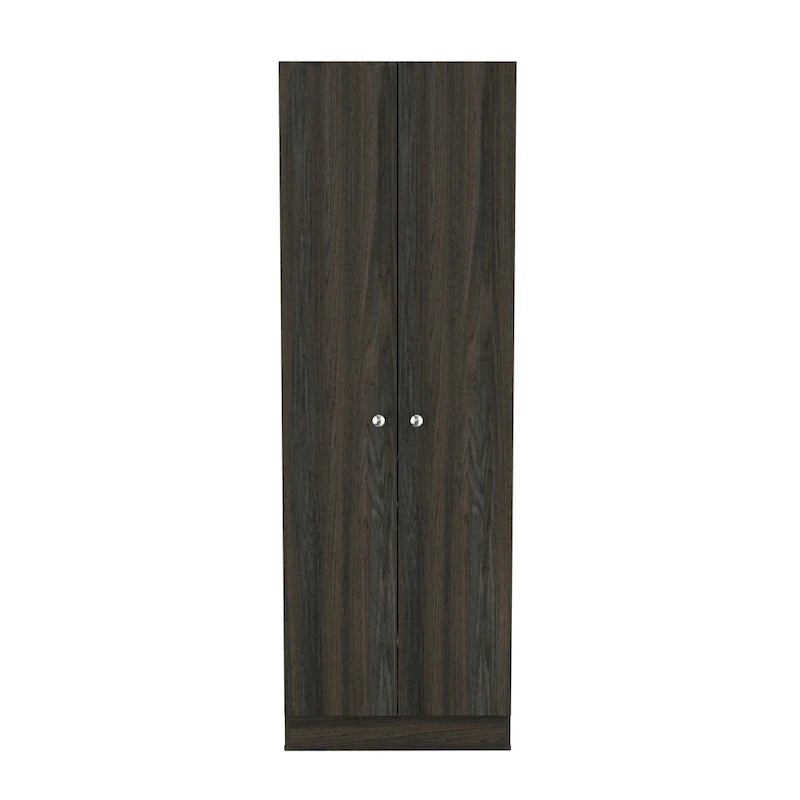 Armario de almacenamiento con dos puertas y cinco estantes