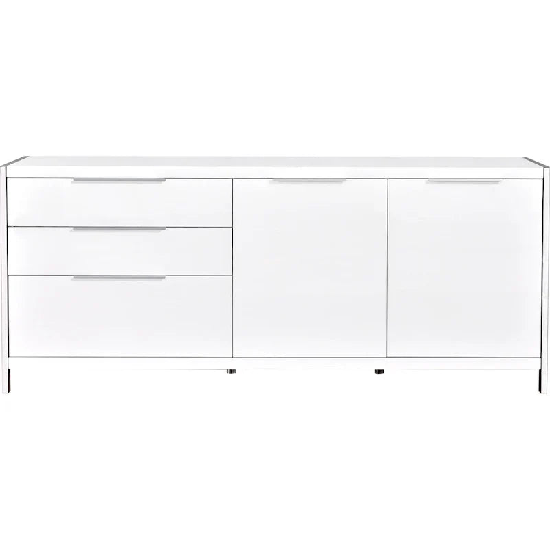 Meuble moderne laqué à 3 tiroirs