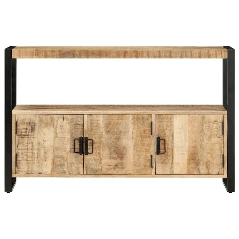 Sideboard 47.2x11.8x29.5 aus massivem Mangoholz
