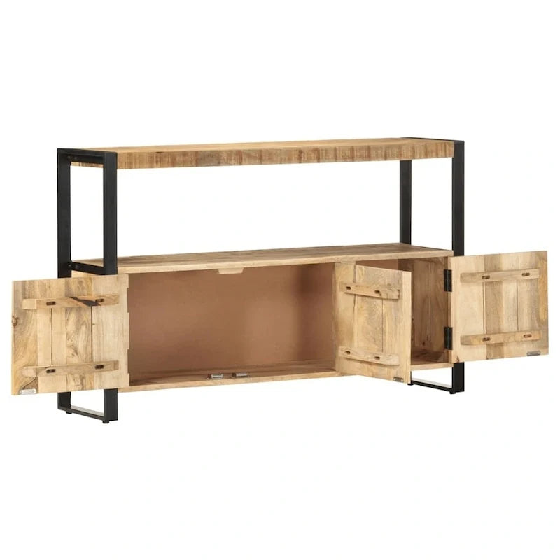 Sideboard 47.2x11.8x29.5 aus massivem Mangoholz