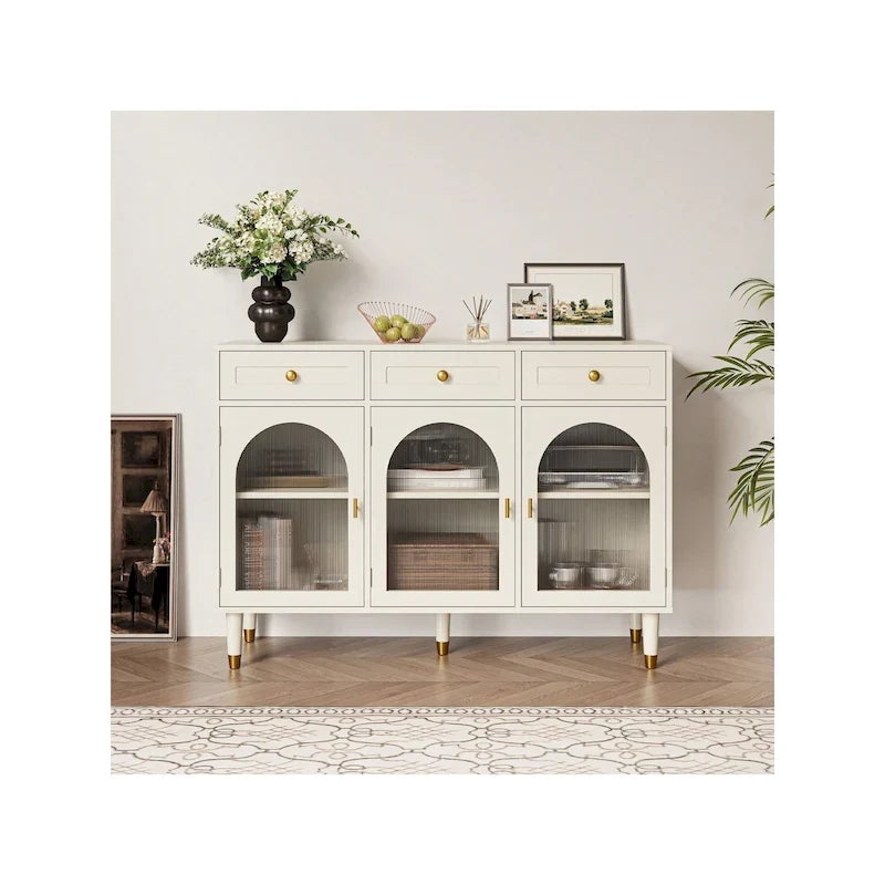 Buffet de 47.2 de large à 3 tiroirs