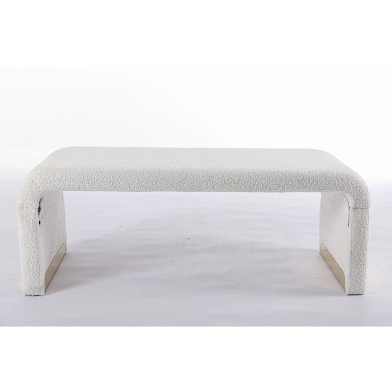 Fußhocker aus Stoff, Schlafzimmerbank, Schuhbank