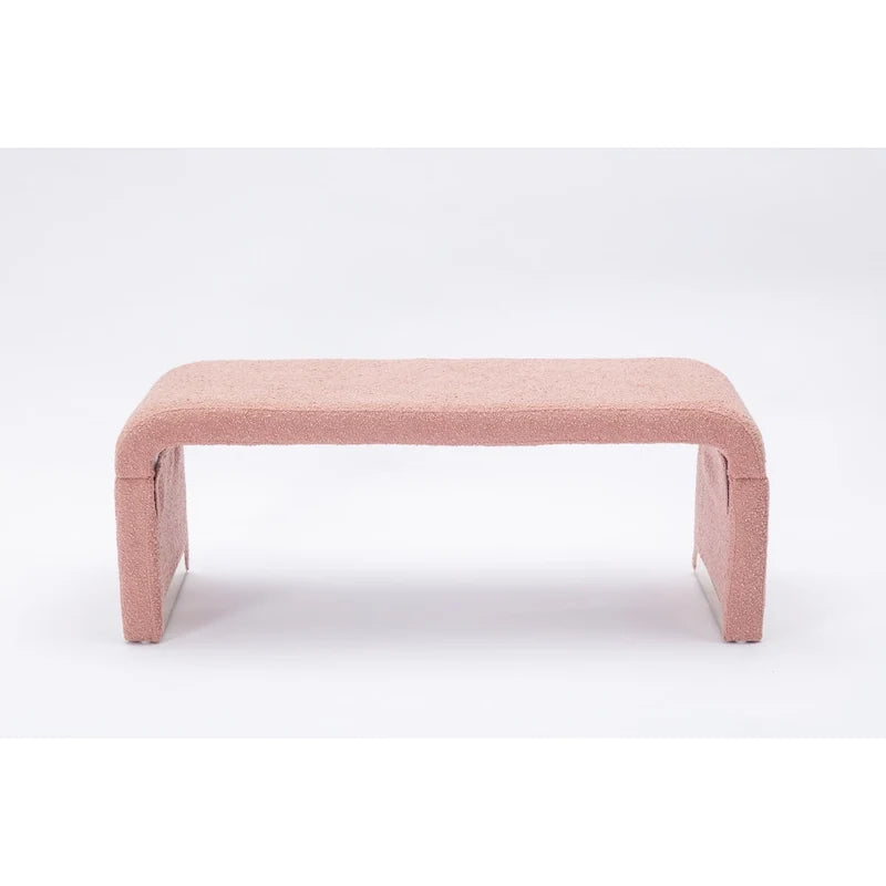 Fußhocker aus Stoff, Schlafzimmerbank, Schuhbank