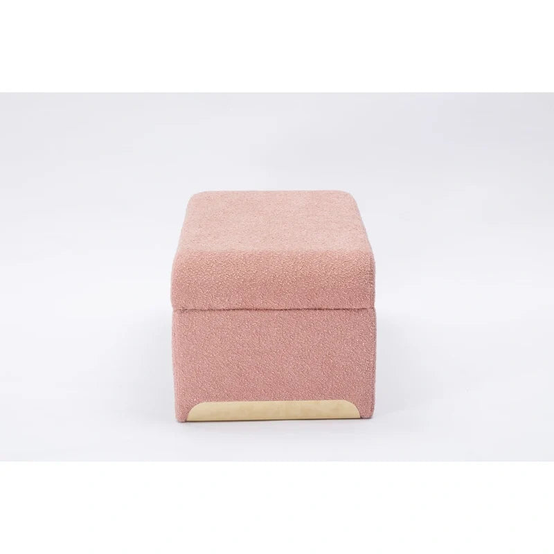 Fußhocker aus Stoff, Schlafzimmerbank, Schuhbank