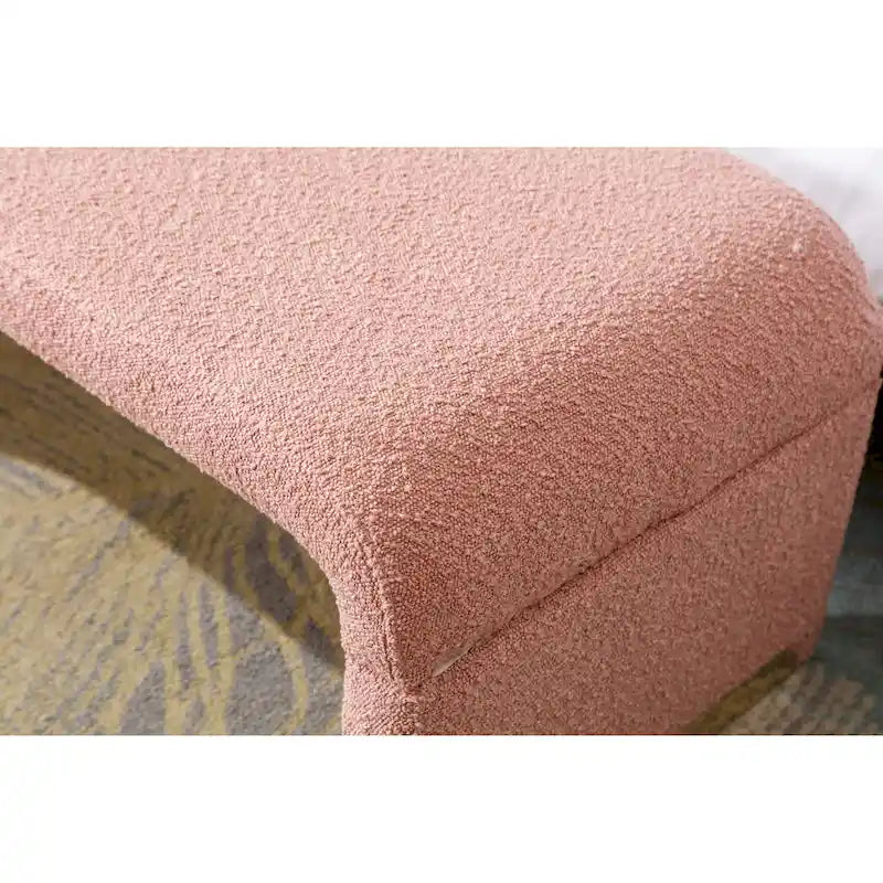 Fußhocker aus Stoff, Schlafzimmerbank, Schuhbank