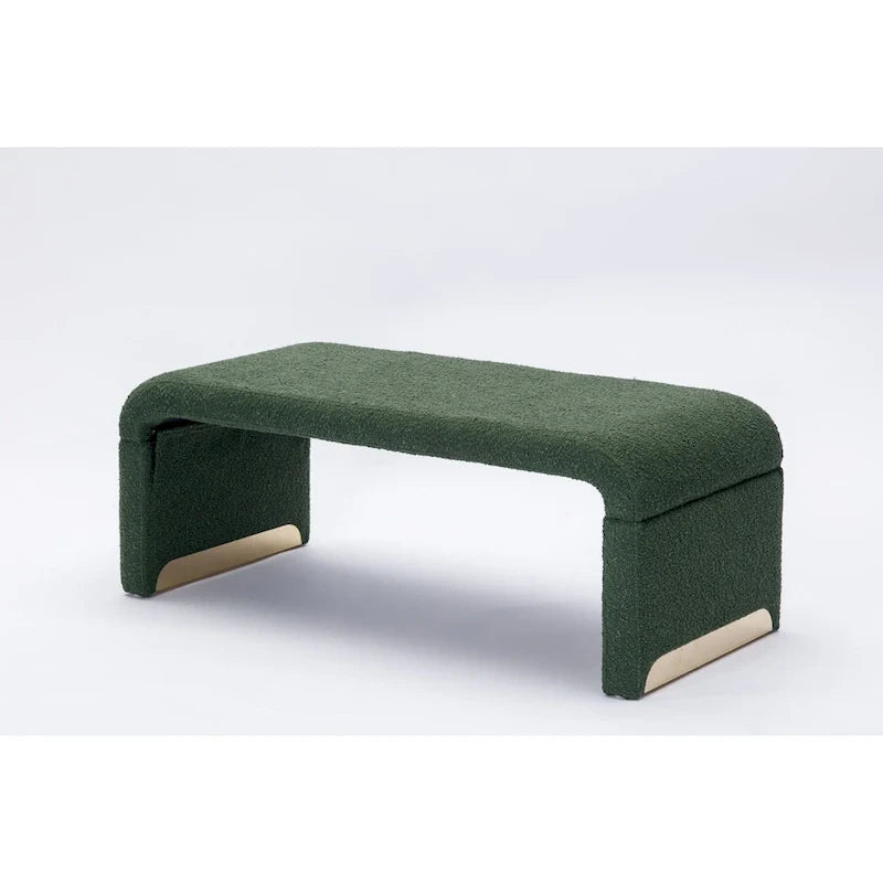 Fußhocker aus Stoff, Schlafzimmerbank, Schuhbank