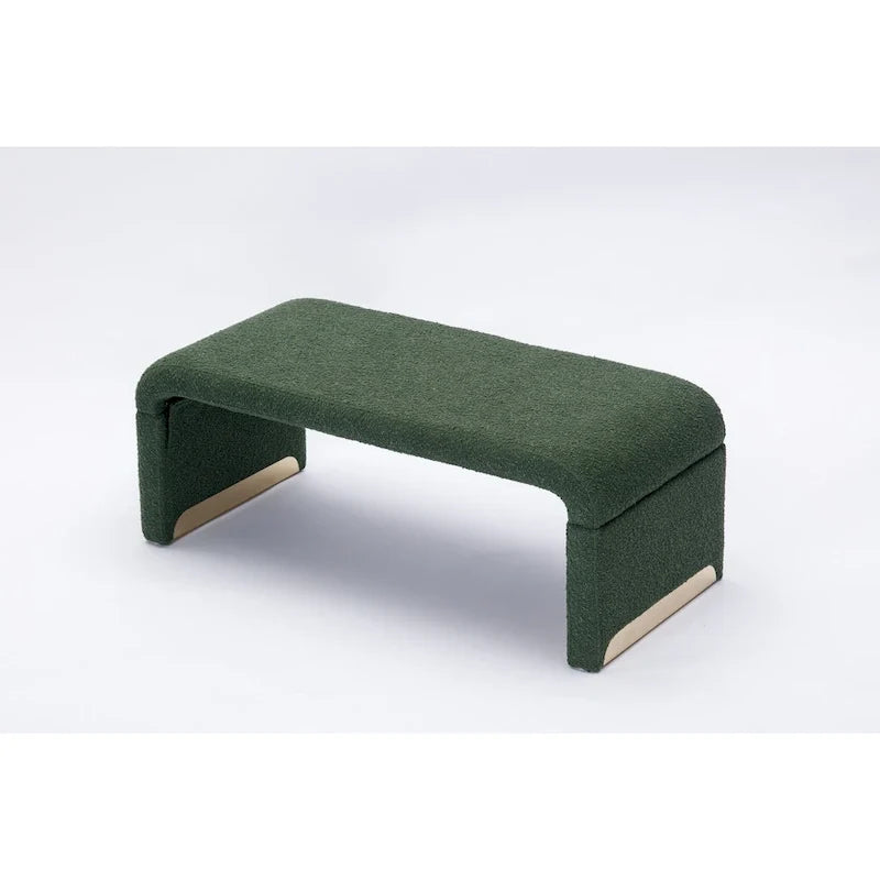 Fußhocker aus Stoff, Schlafzimmerbank, Schuhbank