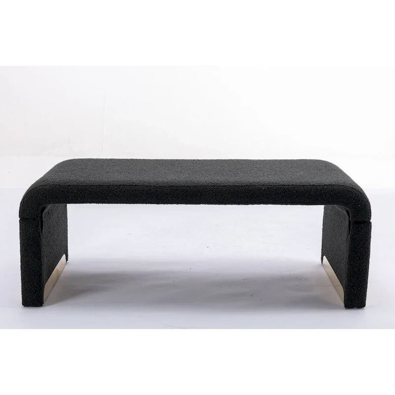 Fußhocker aus Stoff, Schlafzimmerbank, Schuhbank