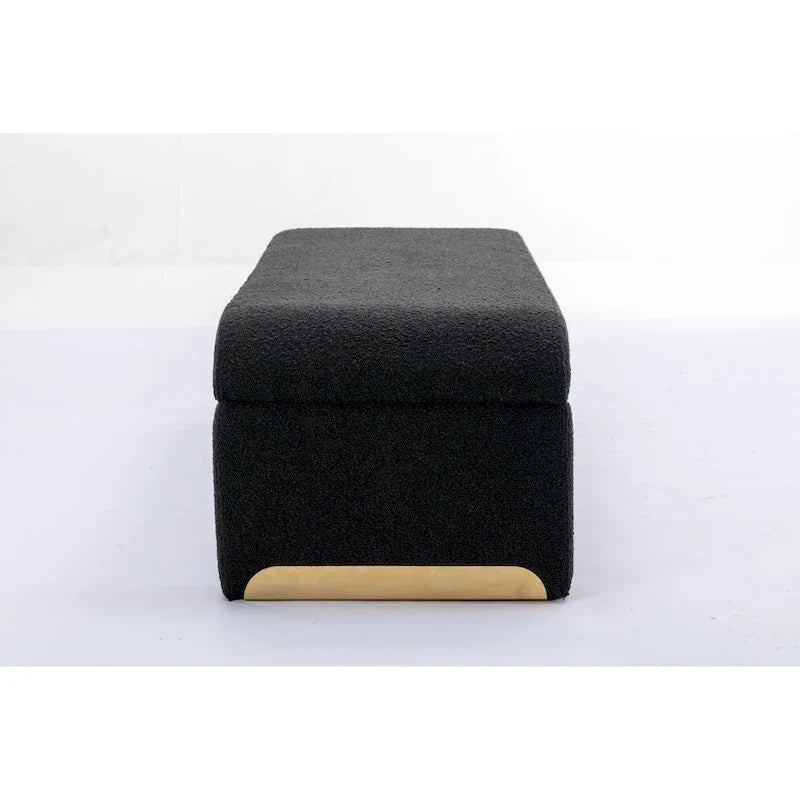 Fußhocker aus Stoff, Schlafzimmerbank, Schuhbank