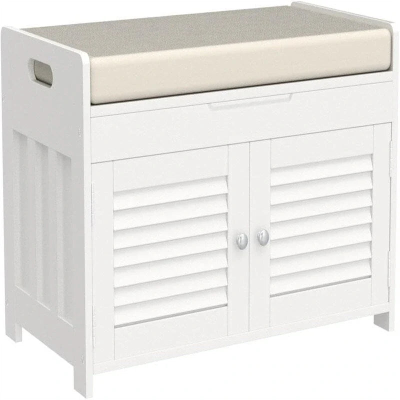 Banc de rangement à chaussures - 15.94D x 28.35W x 17.87H
