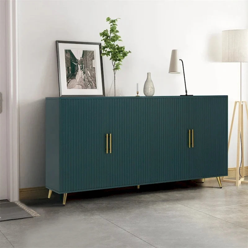 Sideboard mit Stauraum und verstellbaren Einlegeböden für Wohnzimmer und Schlafzimmer