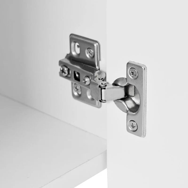 Amplio armario de almacenamiento de 60, de estilo minimalista, con 4 puertas; aparador/bufé
