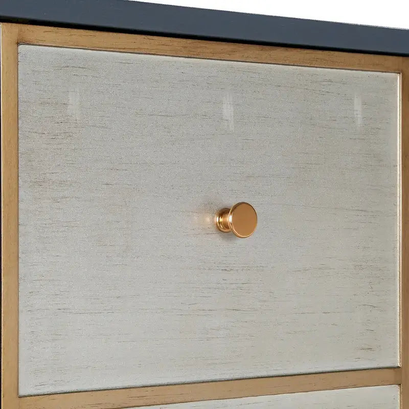 Aparador de almacenamiento vintage de estilo moderno de mediados de siglo, con 4 puertas y varios compartimentos, para dormitorio - 59.1 pulgadas