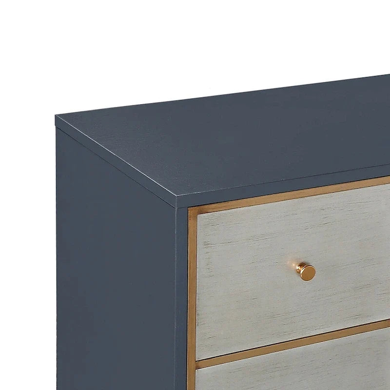 Aparador de almacenamiento vintage de estilo moderno de mediados de siglo, con 4 puertas y varios compartimentos, para dormitorio - 59.1 pulgadas